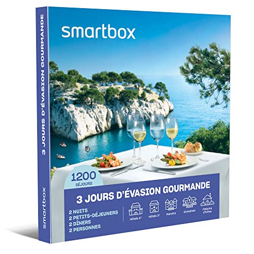 Smartbox - Geschenkset für Paare, originelle Geschenkidee: Gourmet-Aufenthalt zu zweit für EIN Gourmet-Wochenende zur Entdeckung der Terroirs