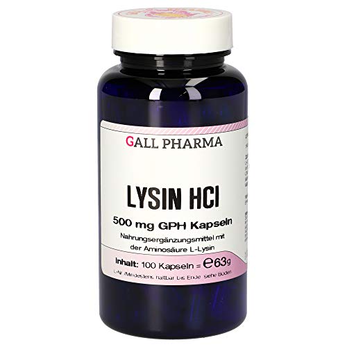 Gall Pharma Lysin HCl 500 mg GPH Kapseln 100 Stück