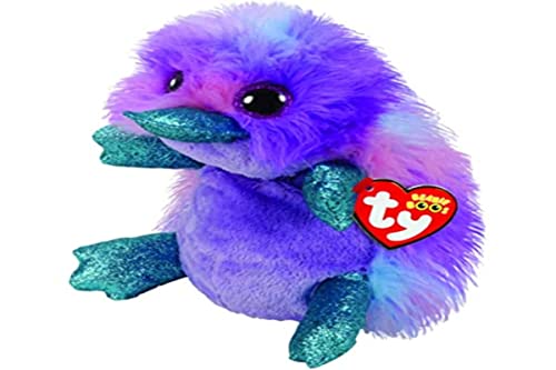 TY 36445 Beanie Boos 24 cm Plüschtier, Lila,blau,türkis