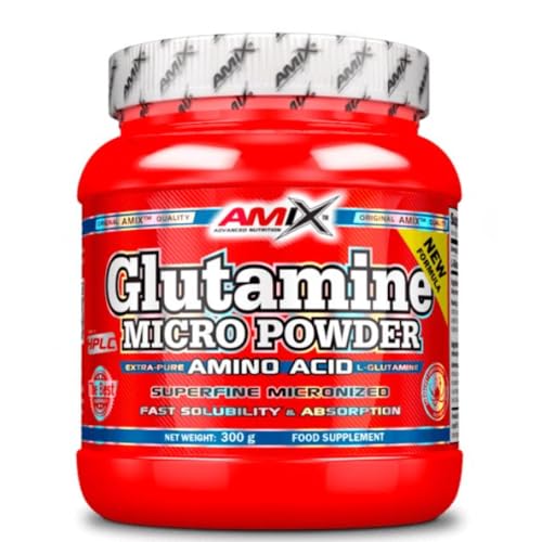 Amix Glutamina Micro Powder 300 Gr Sabor Neutro