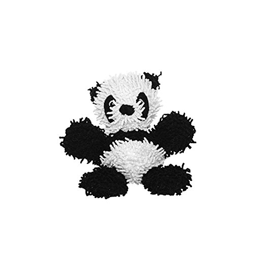 VIP Pets Tuffy MTJR-MicroB-Panda Mighty Microfiber Ball Panda, klein