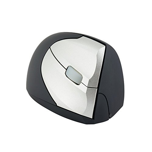 BakkerElkhuizen HandShake Mouse 2.4 GHz schwarz/silber (kabellos)