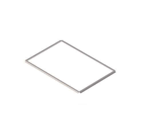 Upyard Schneckenkante für Hochbeete - Metallkante aus verzinktem Stahl für die Schneckenabwehr an Blumenkästen - umweltfreundlich & chemiefrei, 119,5x4,5x0,8cm