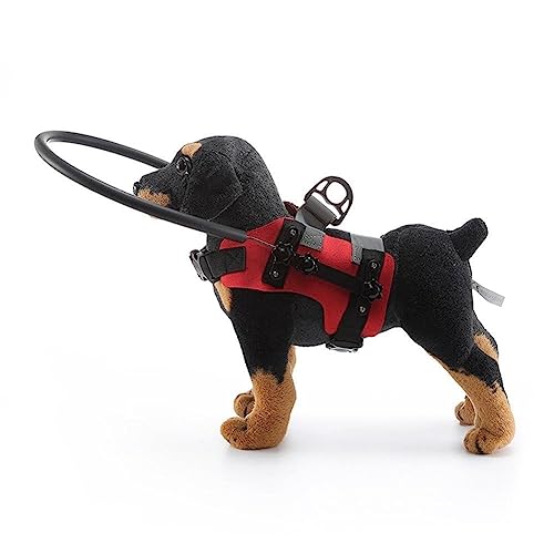 Blind Dog Harness Guiding Device,Blind Dog Halo Collar with Bumper Pet For Protective,Bump Guard fo Collision