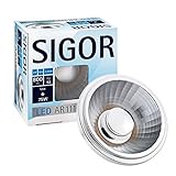 Sigor 12-W-AR111-LED-Lampe, warmweiß, 40°, 12 V
