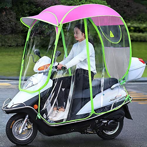 Vollständig geschlossener Motorroller-Motorrad-Regenschirm, Mobilität, Sonnenschutz und Regenschutz, wasserdicht, universell