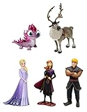Bullyworld Disney Frozen 2 / Die Eiskönigin - Spielfiguren Set mit ELSA, Anna, Kristoff, Sven und Bruni