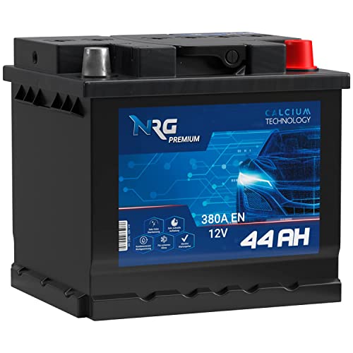 NRG Premium Autobatterie 12V 44Ah ersetzt 36AH 40AH 45AH 46AH 47AH Batterie