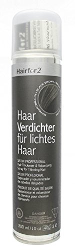 Hairfor2 Haarverdichtungsspray schwarzbraun, 1er Pack (1 x 300 g)