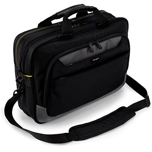 Targus TCG460EU CityGear - Laptoptasche/Aktentasche/Kuriertasche, perfekt für Pendler und Geschäftsreisende und Laptops mit einer Bildschirmdiagonale von bis zu 15,6 Zoll geeignet - schwarz/grau