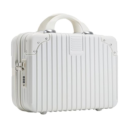 IRYZE Koffer Reisekoffer Handgepäck, Wiederaufladbarer Funktions-Design-Koffer Für Damen, Passwort-Boarding Trolley Boardcase (Color : E, Size : 14inch)