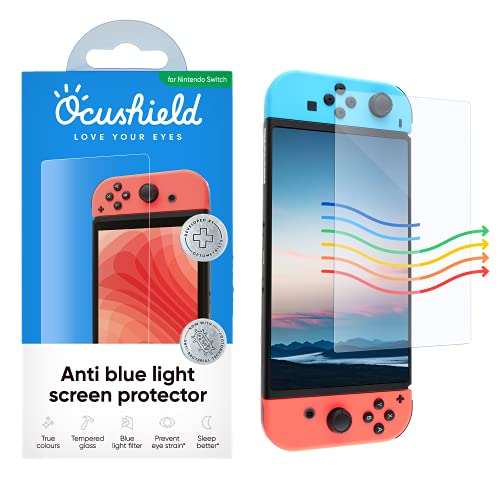 Ocushield Anti-Blaulicht-Displayschutzfolie für Nintendo Switch-Konsolen (verschiedene Größen) (Switch)
