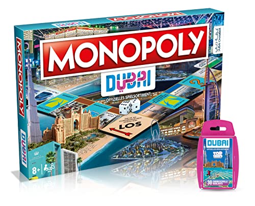 Monopoly - Dubai + Top Trumps Kartenspiel