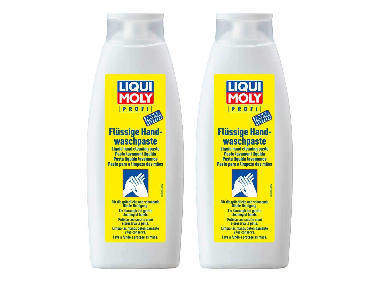 2x Original Liqui Moly 500ml Flüssige Handwaschpaste Liquid zum Reinigen 3355
