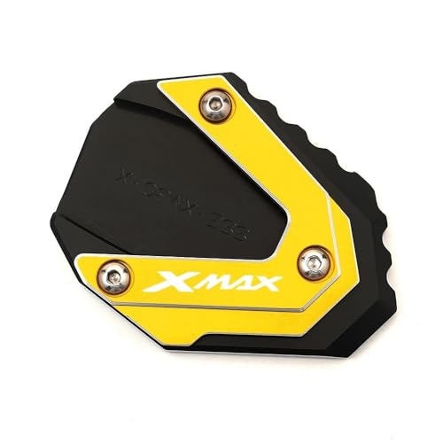 ECVHIPKLG Stand Pad Extension Ständervergrößerung Für Y&AMAHA Xmax X-MAX 125 250 300 400 XMAX300 2017 2018 2019 2020 2021 Motorrad-Seitenständer-Verlängerungsplatte (Color : 6)