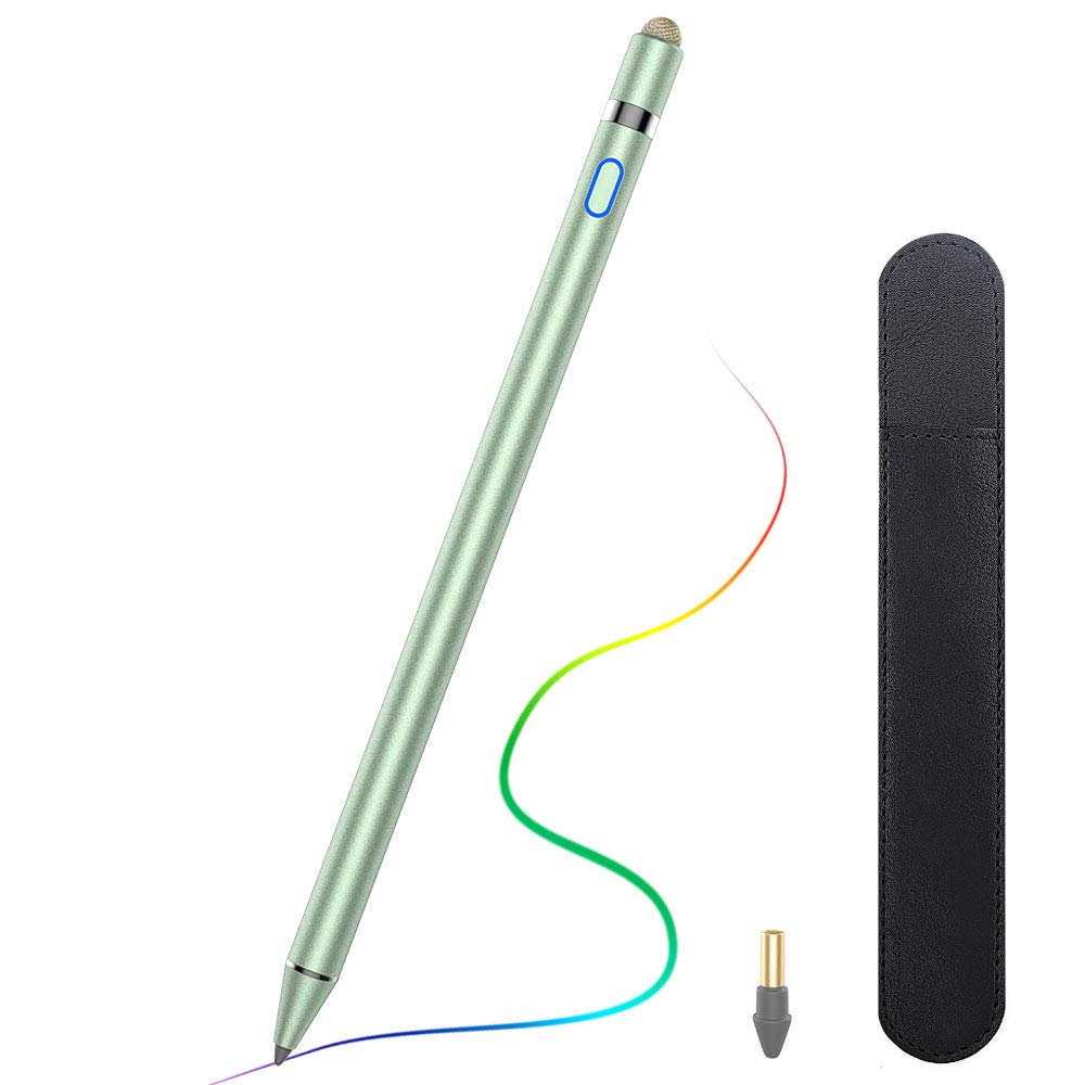 TiMOVO Stylus Stift für iPad, Apple Pencil für 2018-2023 iPad 10/9/8/7/6, iPad Pro,iPad Air 5/4/3,iPad Mini 6/5 Präzis Schreiben Zeichnung Palm Rejection Apple Pen 1 Gen. für iPad, Grün