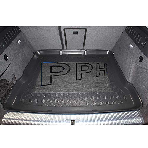 PPH - Kofferraumwanne für Audi Q3 / Q3 Quattro SUV von Bj. 08.2011-06.2018; erhöhte Ladefläche mit Not-Rad
