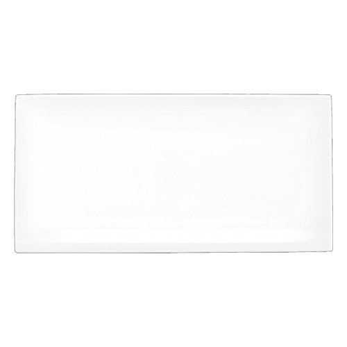 ASA Á Table rechteckiger Teller, Porzellan, weiß glänzend, 29x14.5x2 cm