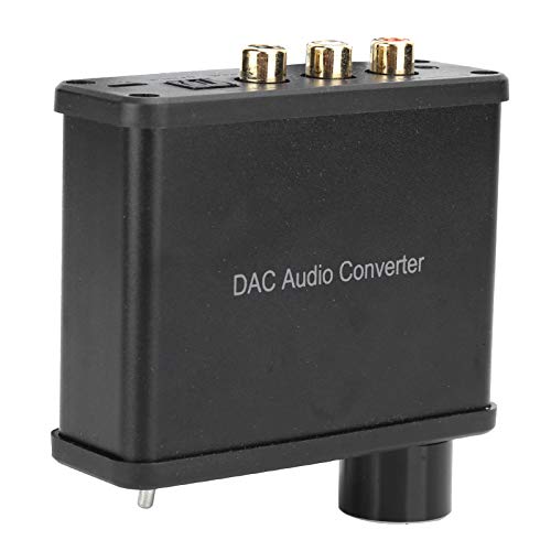 Audio-Extraktor-Wandler, Digital-Analog-Audioverstärker-Faser- und Koaxial-Simulation, 192-kHz-DAC-Wandler für Cinch-3,5-mm-Geräte