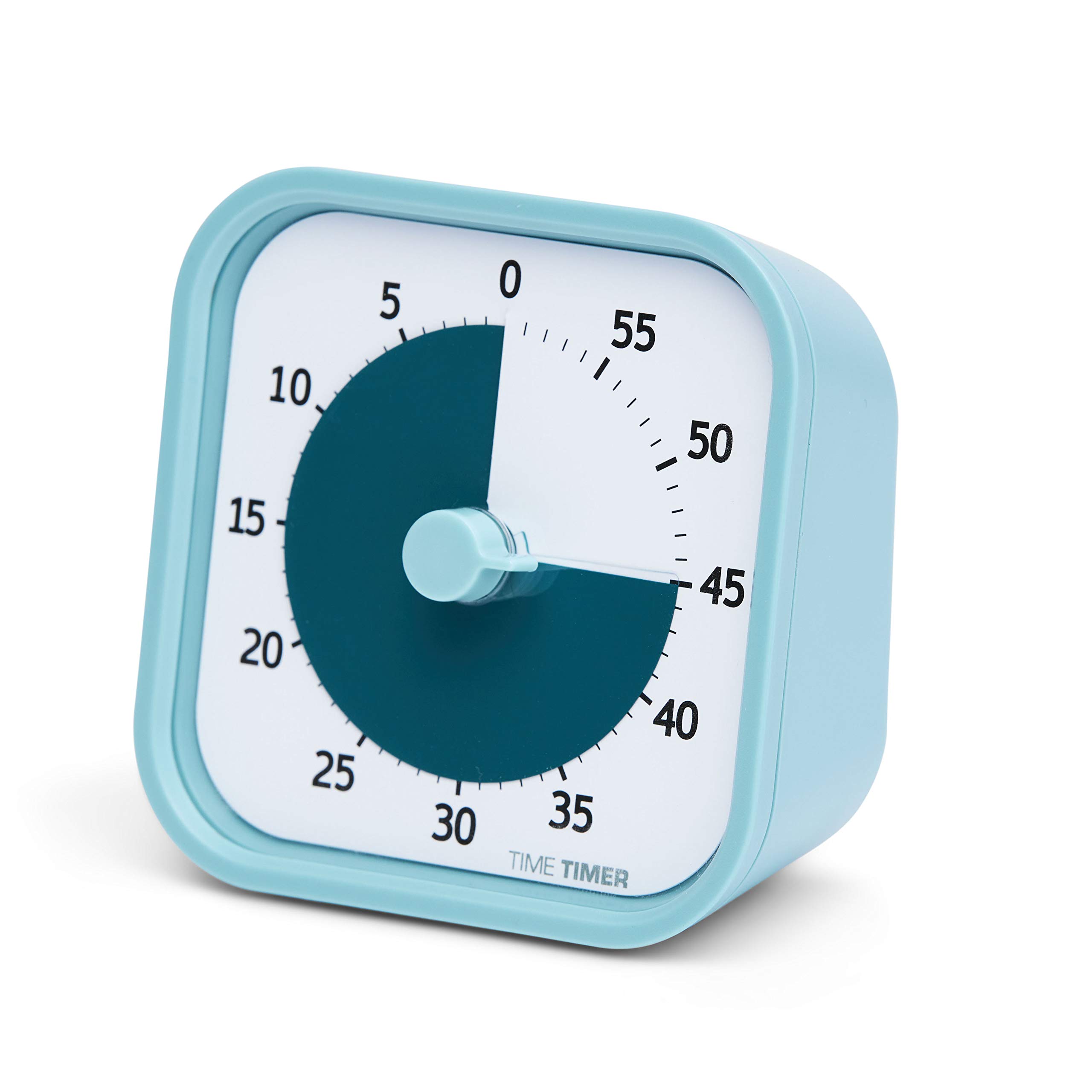 Time Timer Home MOD — 60 Minuten Kinder visueller Timer Home Edition — für Heimschule Zubehör, Lernwerkzeug, Timer für Kinderschreibtisch, Büroschreibtisch und Meetings mit leiser Bedienung