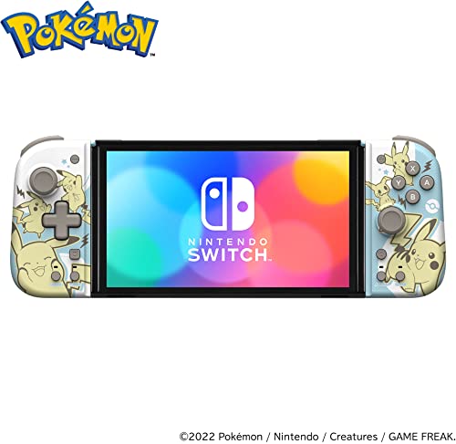HORI Nintendo Switch Split Pad Compact (Pikachu & Mimikyu) - Ergonomic Controller for Handheld Mode (Pokémon) - Officially Licensed