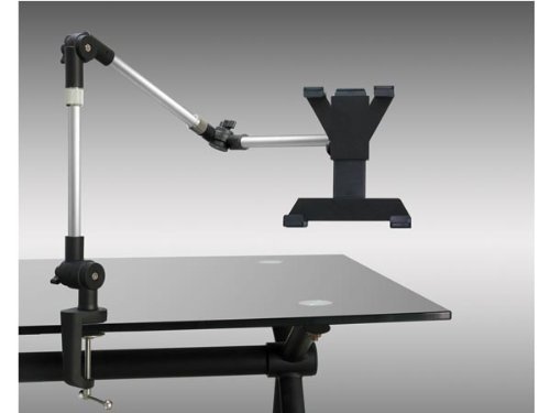 System-S Tischhalterung mit Schwenkarm Flexibel mit Tischklemme für iPad Pro (12, 9")