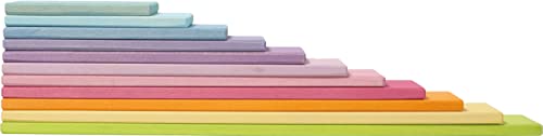 Bauplatten Regenbogen pastell