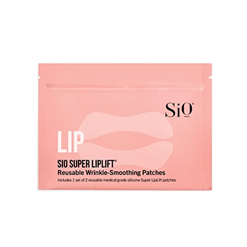 SiO Beauty Super Liplift | Smile & Lip Anti-Falten-Patches für 2 Wochen | Glättende Silikon-Patches für Lippen & Lächeln Falten und feine Linien | 2 Stück