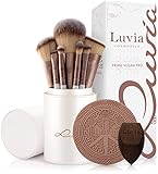 Luvia Cosmetics Kosmetikpinsel-Set Prime Vegan Pro, (15 tlg.)