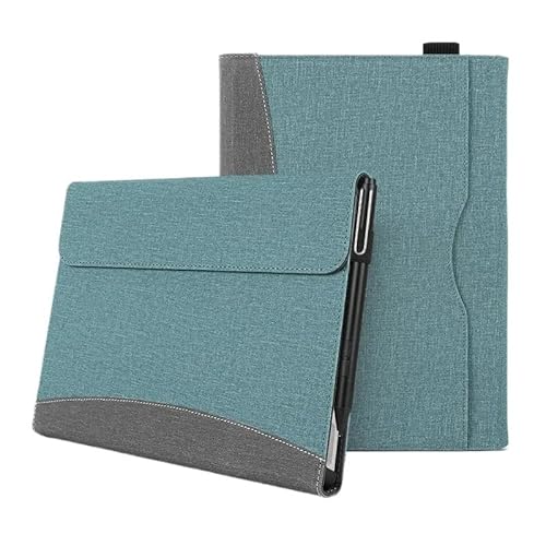 Tablet-Hülle geeignet for Microsoft Surface Pro 9 8 7 6 5 4 Portfolio Business Cover, kompatibel mit Type Cover Tastatur (Color : Blue, Size : for Surface Pro 8)
