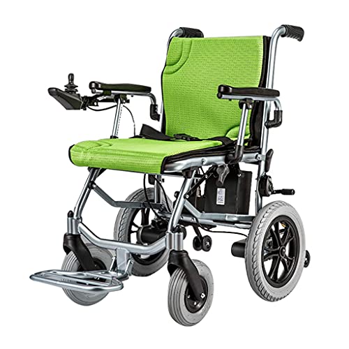 BSJZ Rollstuhl Kleine elektrische Klappstühle, leichte, offen/schnell klappbare, kompakteste Elektrorollstühle für Behinderte