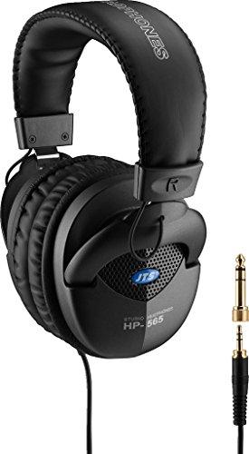 JTS HP-565 professioneller Studio-Kopfhörer mit hervorragender Klang-Qualität, halboffenes Over-Ear System mit satter Bass-Wiedergabe, in Schwarz
