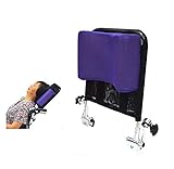 Rollstuhl Kopfstütze Nackenstütze Komfortable Sitz Zurück Kissen Kissen Verstellbare Polsterung Für Erwachsene Portable Universal Rollstuhl Zubehör, 16"-20",Purple