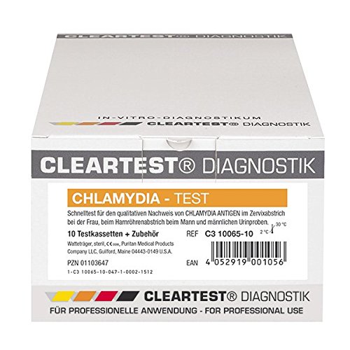 CLEARTEST 01103647 Chlamydia Komplettset (10-er Pack)