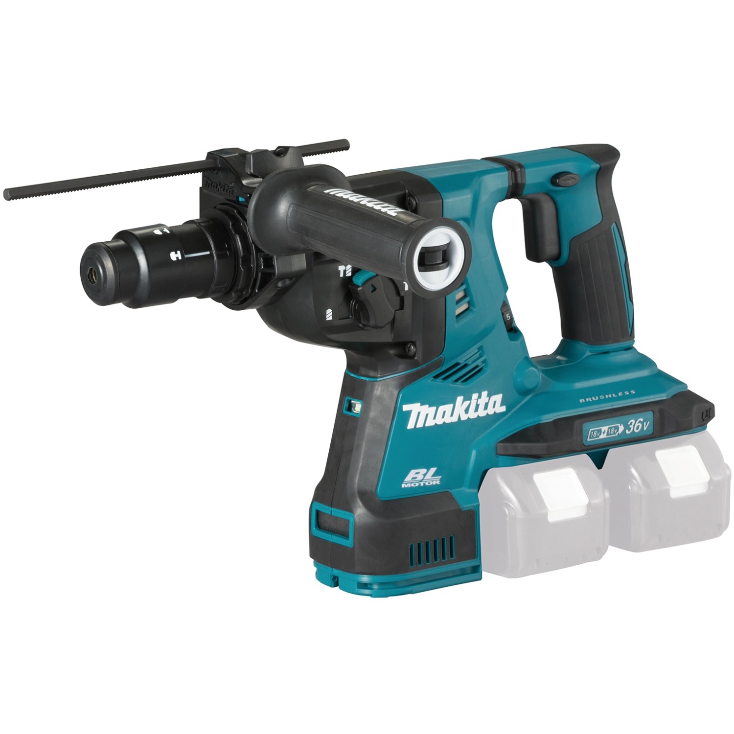 Makita 18 V Akku-Kombihammer DHR281ZJ Solo mit Koffer