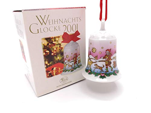Hutschenreuther Porzellan Weihnachtsglocke 2001 in der Originalverpackung NEU 1.Wahl