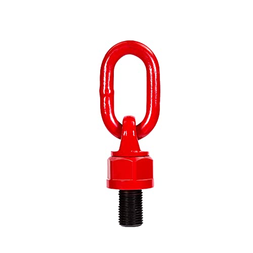 Universal-Hebering - M10 × 18 mm 0,45/0,9 T Legierter Stahl-Hebering-Werkzeug 360-Grad-Ringbolzendrehung Hebering-Schraubwerkzeug Verbindungsbolzenschraube (Rot)