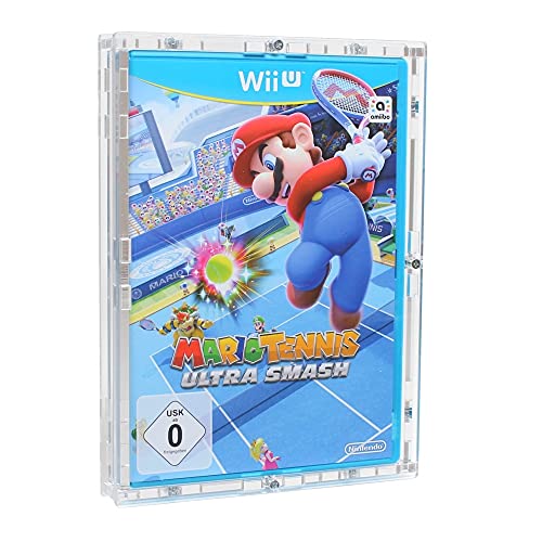 Verschraubtes Case aus Acrylglas für ein Nintendo Wii U Spiel in OVP/Schutzbox/Protector/UV-Schutz/Transparent/Games - Zeigis®