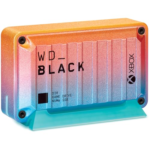 WD_Black D30, 1TB Game Drive SSD für Xbox, Limited Summer Edition, 1 Monat Xbox Game Pass Ultimate, SSD bis zu 900 MB/s, kompatibel mit Xbox Series X|S