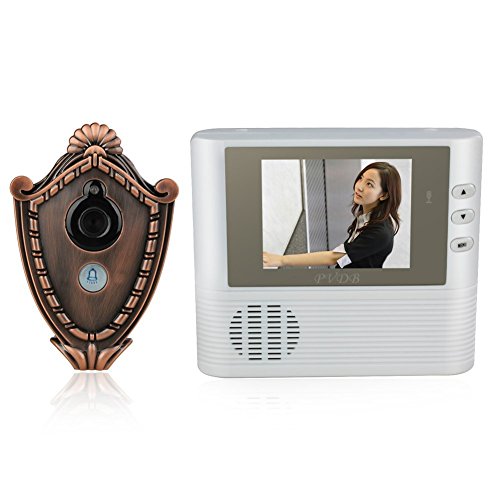 BW Türspion-Kamera mit LCD-Monitor, digital