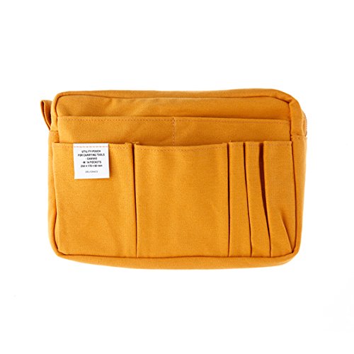 Delfonics Stationery Case Bag In Bag - M Size - Yellow