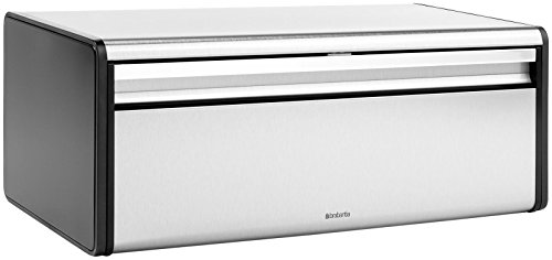 Brabantia 299186 Brotkasten Frontklappe, matt steel FPP