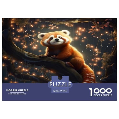 Galaxy Red Panda Für Erwachsene 1000 Teile Puzzle Family Challenging Games Lernspiel Geburtstag Home Decor Stress Relief Toy 1000pcs (75x50cm)