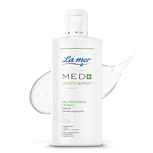 La mer MED+ Anti-Spot Klärendes Tonic - Gesichtswasser für unreine Haut - Reinigt verstopfte Poren, reduziert Pickel und Mitesser - Antibakteriell und beruhigend - Talgregulierend - 200 ml