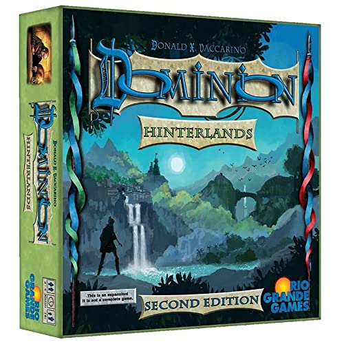 Dominion: Hinterlands 2nd Edition - Brettspiel-Erweiterung von Rio Grande Games 2-4 Spielern - 30 Minuten Gameplay - Brettspiele für Familienspielabend - Jugendliche & Erwachsene ab 14 Jahren -