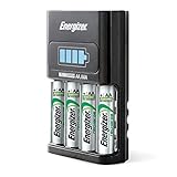 Energizer Batterieladegerät, wiederaufladbare für AA/AAA Batterien, Recharge 1-Hour, 1 Stück