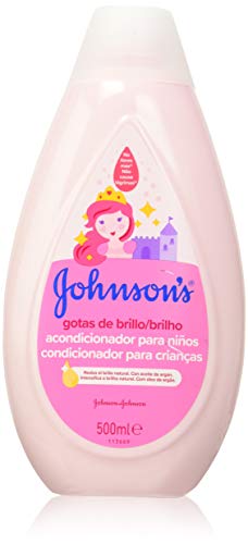 Johnson's Baby Glanztropfen Conditioner für Weiches, Seidiges Und Gesundes Haar, 500 ml