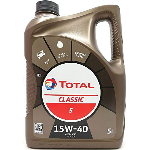 Total 156359 Classic 15W-40 Mineralöl, 5 Liter