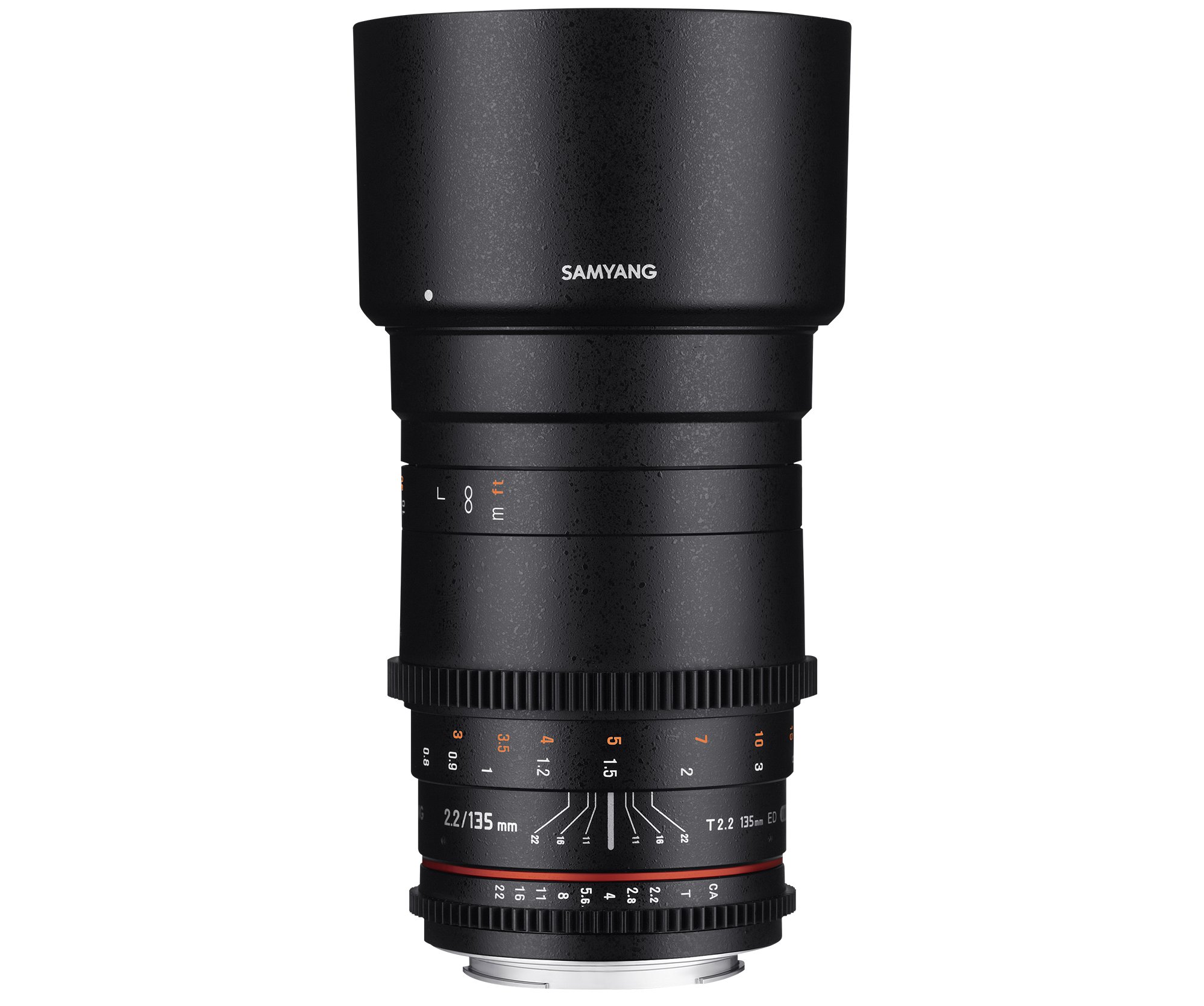 SAMYANG 7450 13135T1.5N T2.2 VDSLR ED UMC Objektiv für Anschluss Nikon (135mm)