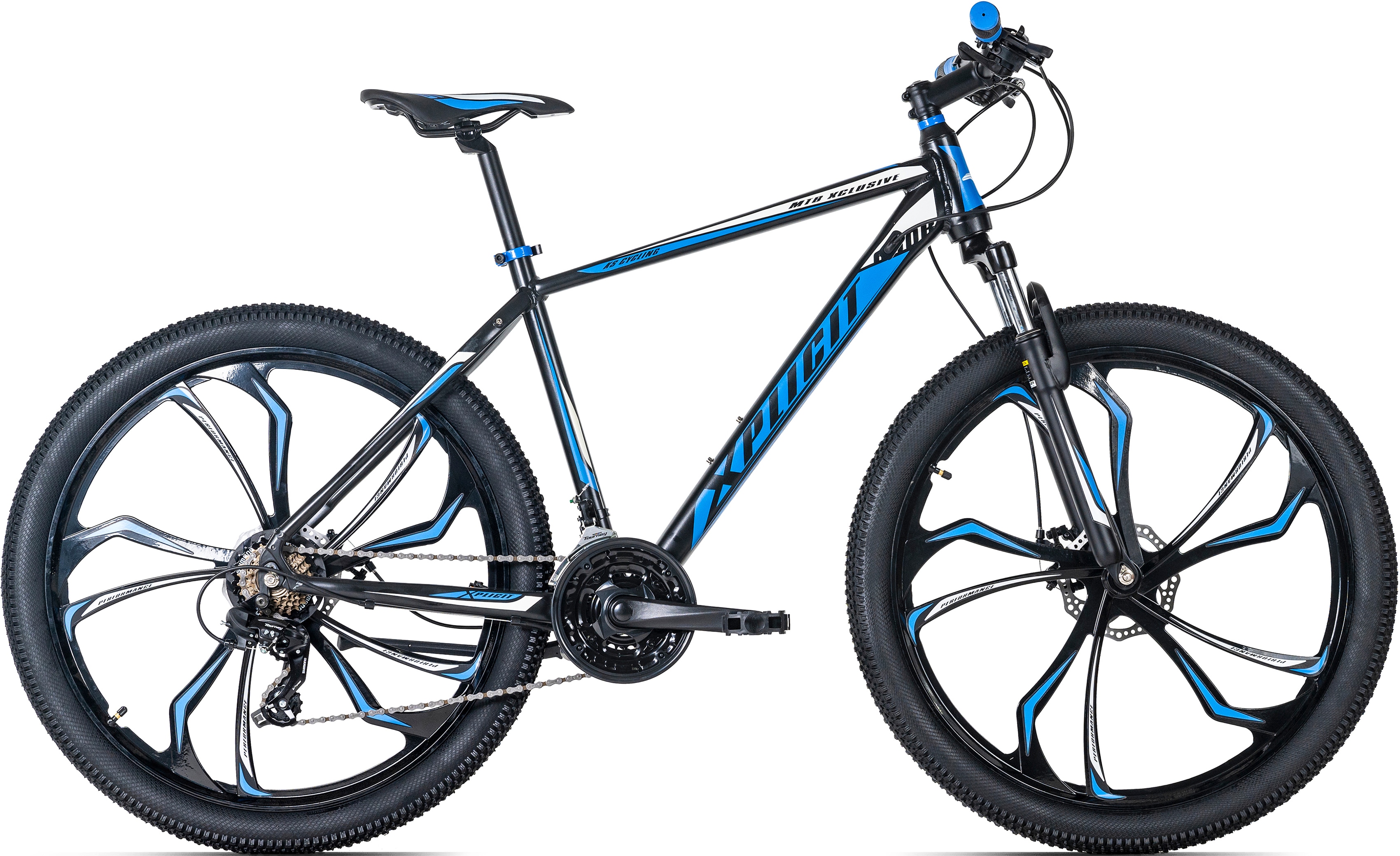Mountainbike Hardtail 27,5 Zoll Xplicit Mountainbikes, Rahmenhöhe: 48 cm schwarz/blau
